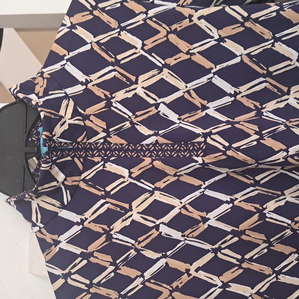 J. Mclaughlin Bamboo Geometric Patterned Long Sle… - image 2